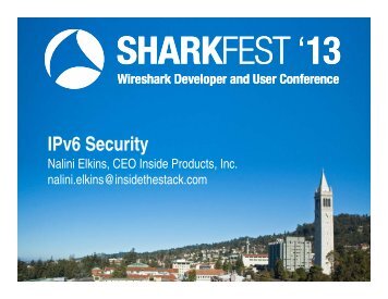 IPv6 Security - Sharkfest
