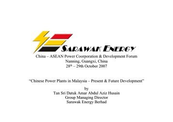 Chinese Power Plants in Malaysia
