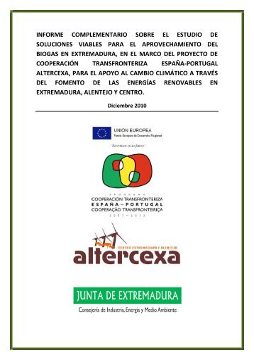 Estudio BIOGÃS - Altercexa