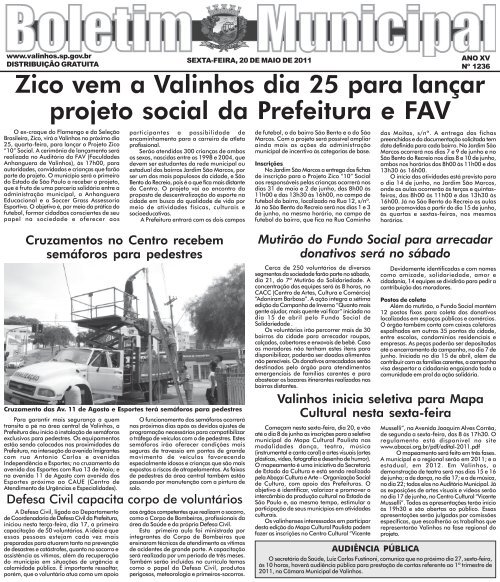 EdiÃ§Ã£o NÂº 1236 - Valinhos