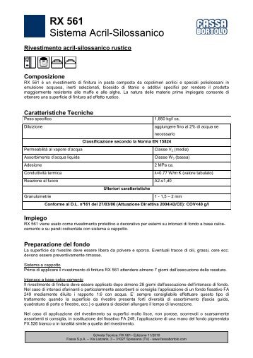 Acril silossanico fassa