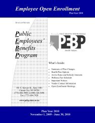 Public Employees' Benefits Program (PEBP) - Hometown Health