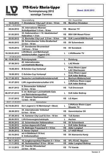 LVN-Kreis Rhein-Lippe - Leichtathletik Kreis-Rhein-Lippe