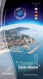 TÃ©lÃ©chargez la brochure - Sainte Maxime