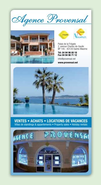 TÃ©lÃ©chargez la brochure - Sainte Maxime