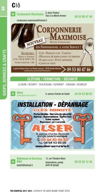 TÃ©lÃ©chargez la brochure - Sainte Maxime