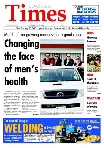 Devonport Times - 7 November 2008 - Devonport City Council