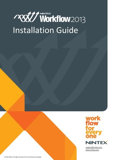 NW2013 - Installation Guide