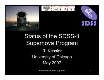 Status of the SDSS-II Supernova Program - xxxx sdssdp 4 7 apache