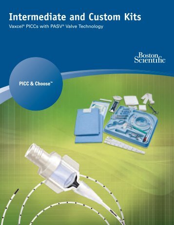 Intermediate and Custom Kits - Vaxcel Â® PICC