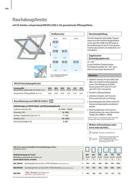 VELUX Gesamtkatalog, gültig ab 1.5.2013