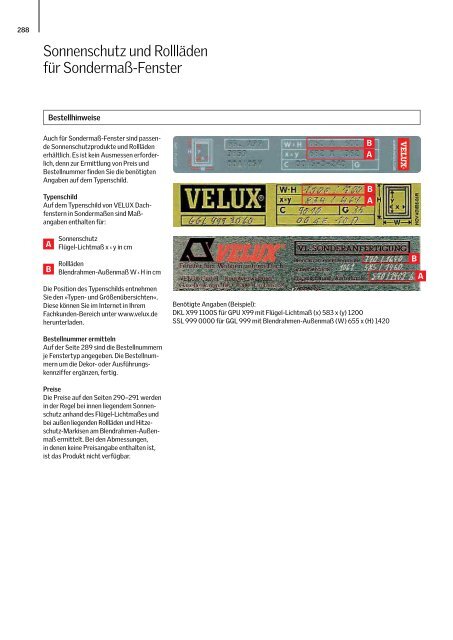 VELUX Gesamtkatalog, gültig ab 1.5.2013