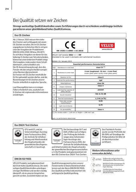 VELUX Gesamtkatalog, gültig ab 1.5.2013