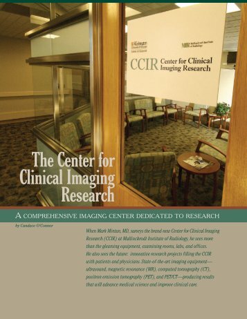 The Center for Clinical Imaging Research - Mallinckrodt Institute of ...