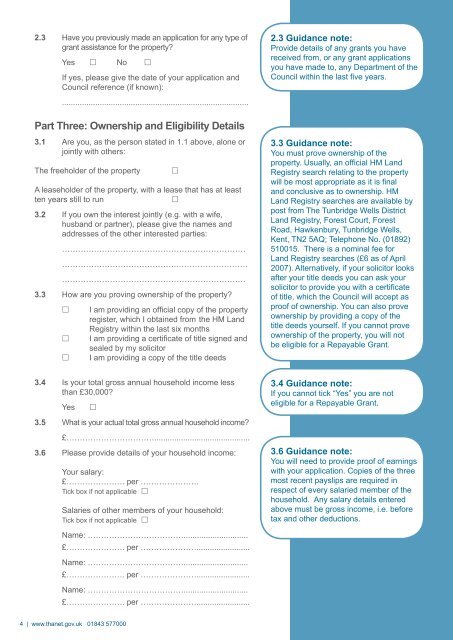 Heating and Insulation Repayable Grant Application Form