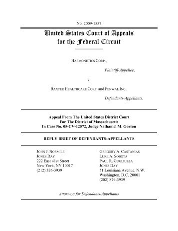 United States Court of Appeals for the Federal Circuit - Jones Day ...
