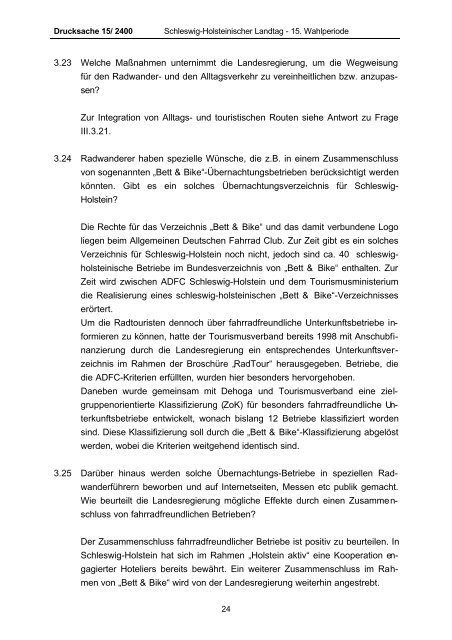Antwort Große Anfrage - Landtag