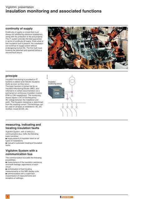 Vigilohm System - engineering site - Schneider Electric