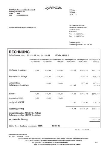 Tabak-Trafik Karl Muster Mustergasse 1 1111 ... - bei Morawa