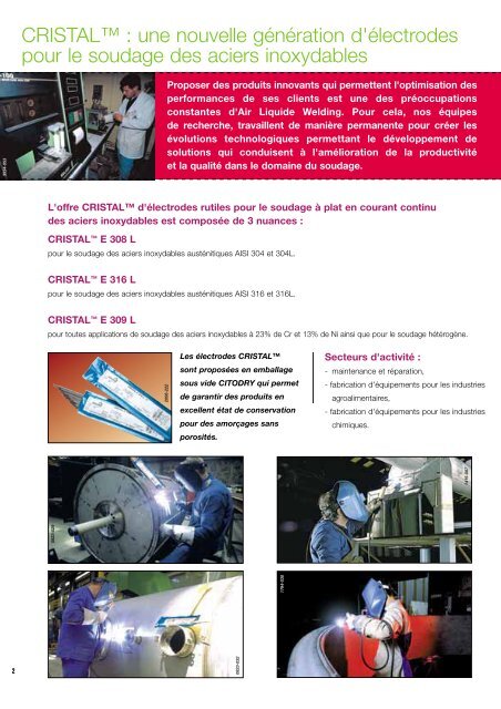 CRISTAL™ E - Air Liquide Welding