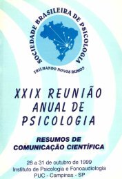 1999 - Sociedade Brasileira de Psicologia