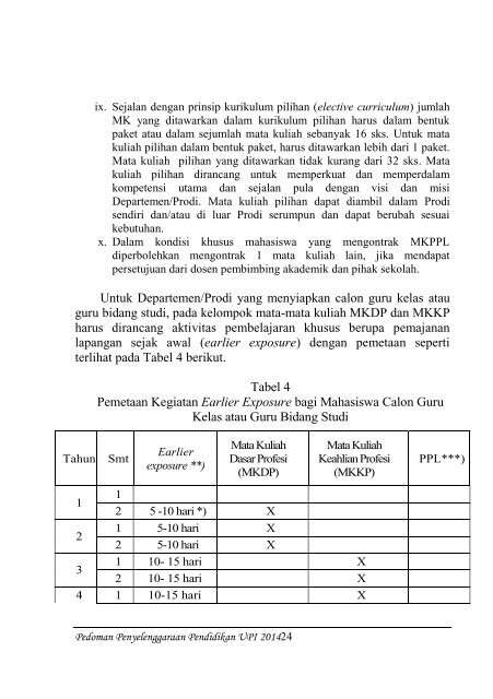 Buku Pedoman Penyelenggaraan Pendidikan UPI Tahun 2014