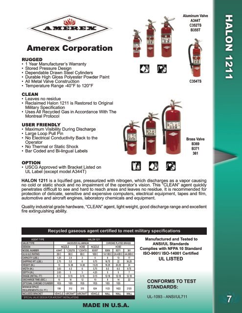 Amerex Corporation - Hawkeye Fire & Safety