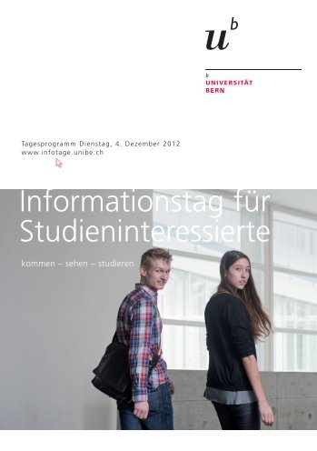 Informationstag für Studieninteressierte - Institut für ...