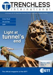 tunnel's - Trenchless International