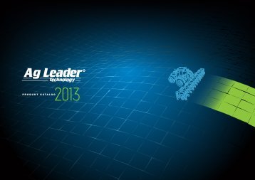 PRODUKT KATALOG - Ag Leader Technology