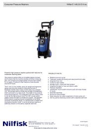 Consumer Pressure Washers Nilfisk E 140.2-9 S X-tra - Blast Clean