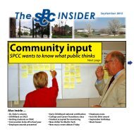 September 2012 Insider - South Piedmont Community College