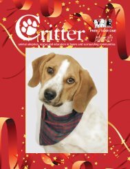 FREE â TAKE ONE - Critter Magazine