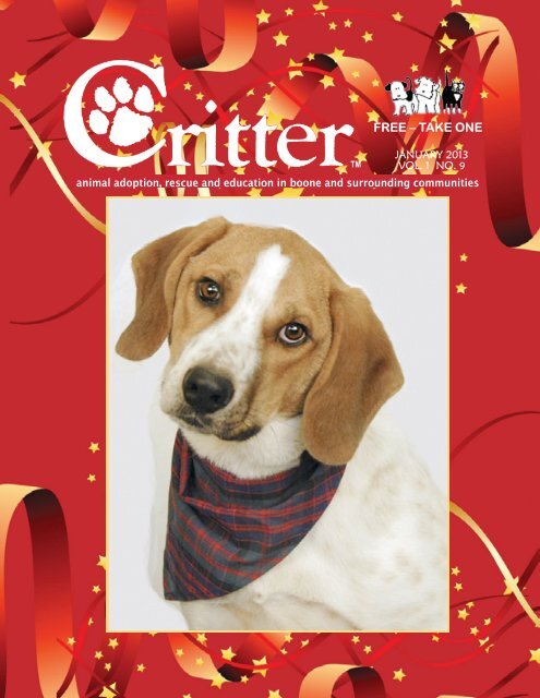 FREE â TAKE ONE - Critter Magazine