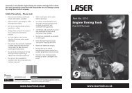 Engine Timing Tools - Laser Tools