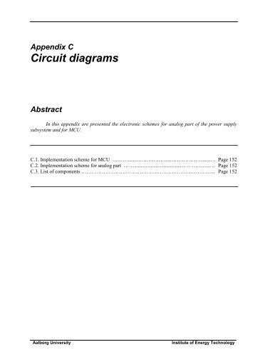 Circuit diagrams - Space.aau.dk