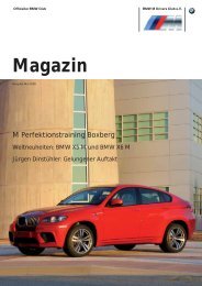 Magazin - BMW M Drivers Club eV