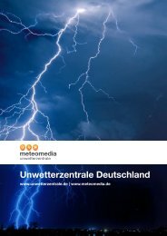 Unwetterzentrale Deutschland - Meteomedia AG