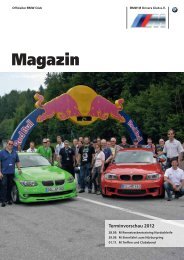 Magazin - BMW M Drivers Club eV