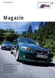 Magazin - BMW M Drivers Club eV