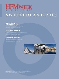 SWITZERLAND 2013 - HFMWeek