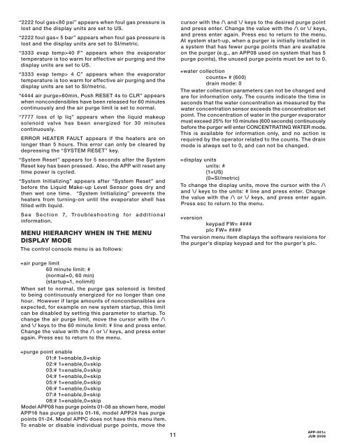 SYSTEM RESET – Resets t