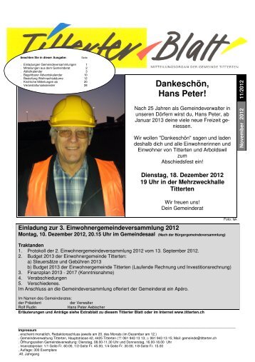 2012_11_Titterter Blatt November 2012