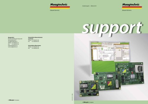 Support 2010/2 - Maag Technic AG