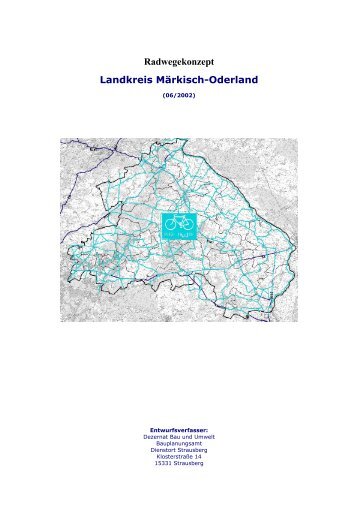 Radwegekonzept Landkreis Märkisch-Oderland - im Landkreis ...