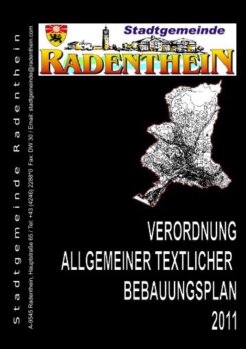 Stadtgemeinde Radenthein - verdichter.at