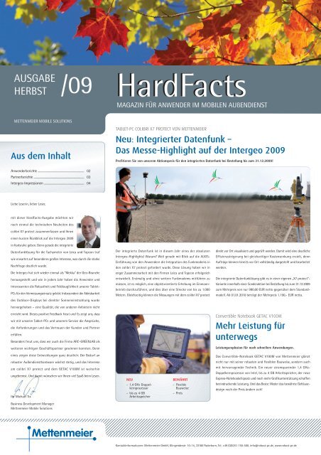 HardFacts 4, Ausgabe Herbst 2009 - Robust-pc.de