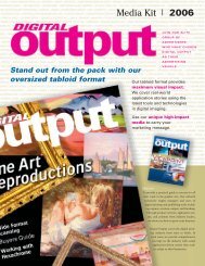 MediaKit final - Digital Output Magazine