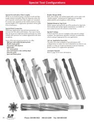 Special Tool Configurations