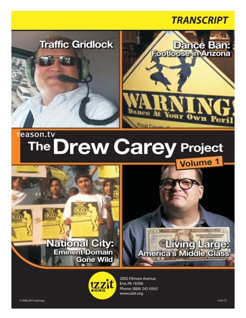 The Drew Carey Project, Volume 1 Transcript - Izzit.org